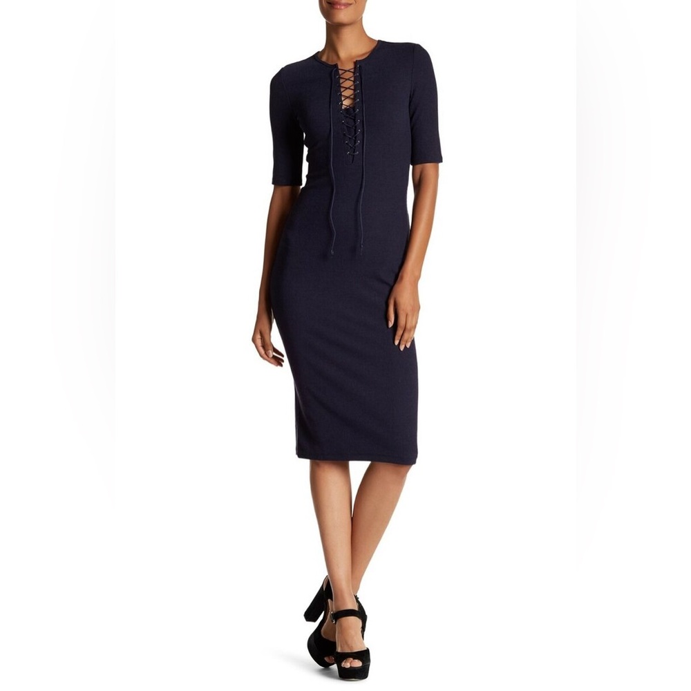 Derek Lam Dresses Crosby Lace-Up Dress Size 8